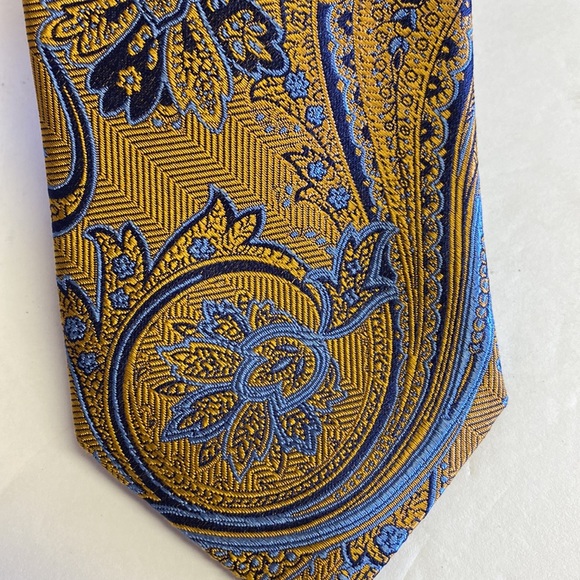 Men paisley silk tie - Picture 2 of 5